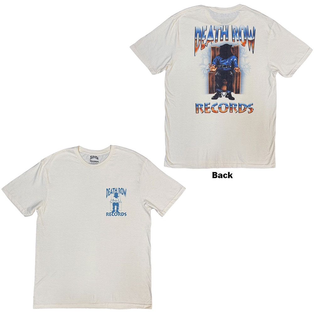 Death Row Records - Execution Full Colour Heren Tshirt - Creme